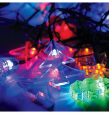 Светодиодная гирлянда Космос KOC_GIR30LEDMIX1_RGB 30 светодиодов, мультиколор, 8 режимов мигания