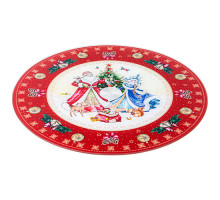 Тортовница вращающаяся Agness Новый год 32*2,5 см 357-249