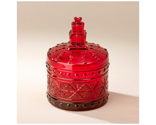 Емкость для хранения celebration red 9*9*12,5 см 355-355 355-355