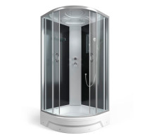 Душевая кабина ERLIT ER350926-C4-RUS 90*90*226 тонированное стекло, средний поддон, Россия