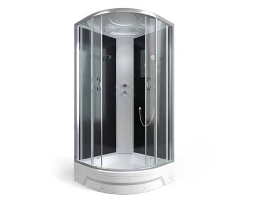 Душевая кабина ERLIT ER350926-C4-RUS 90*90*226 тонированное стекло, средний поддон, Россия