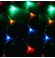 Светодиодный сетка KOC_NET320LED_RGB (320 свет., мультиколор, 2,3*2,1м,8 режимов) KOC_NET320LED_RGB
