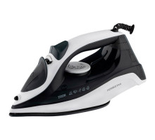 Утюг HomeStar HS-4009 бело-черный, 2000Вт, пар, керамическая подошва, антинакипь арт.105376
