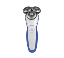 Бритва Centek CT-2152 (сер/бел/син) 5 ВТ, 3 плав. головки, аккумулятор+работа от сети, Li-Ion 600мАч