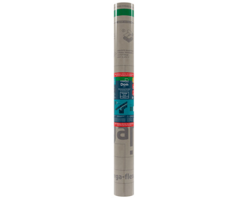Влаго-ветрозащитная мембрана Megaflex Dom (АМ)(ш.1,50 м - 70 м.кв.)для стен, потолка и крыши снаружи