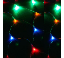 Светодиодный сетка KOC_NET240LED_RGB (240 свет, мультиколор, 1,8*1,7м, 8 режимов) KOC_NET240LED_RGB